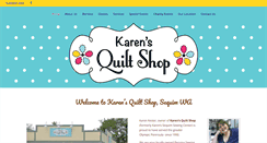 Desktop Screenshot of karens-quilt-shop.com